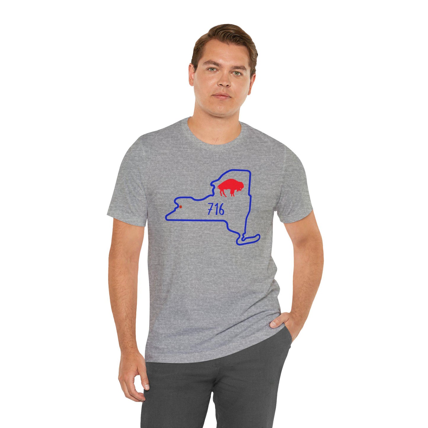 Buffalo, 716 Game Day T-Shirt, Fan Gear, Sports Apparel, Buffalo Merchandise, NY Pride Shirt