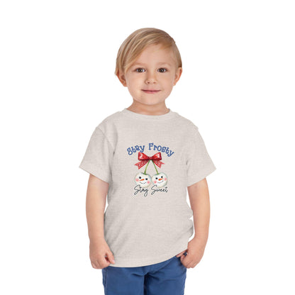 Toddler Holiday Tee - Stay Froggy Stay Sweet - Cute Christmas T-Shirt, Kids Seasonal Gift, Winter Party Wear, Toddler Christmas [...]