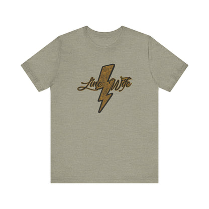 Lightning Wife Unisex Tee | Fun Couples Gift, Graphic Tee, Casual Wear, Unique Anniversary Present, Everyday Style