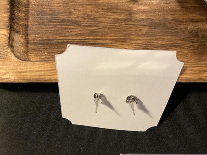 Pizza and chicken wing earrings. Quirky earrings