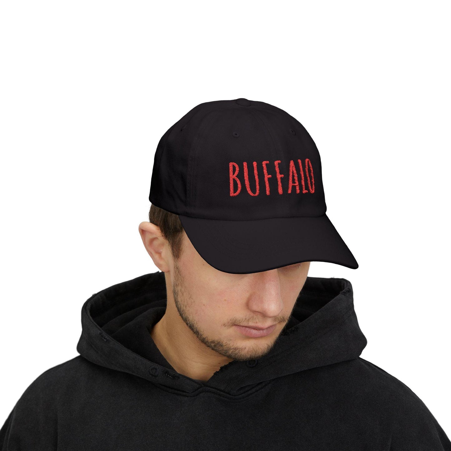 Buffalo Dad Cap: Classic Cotton Twill Adjustable Hat