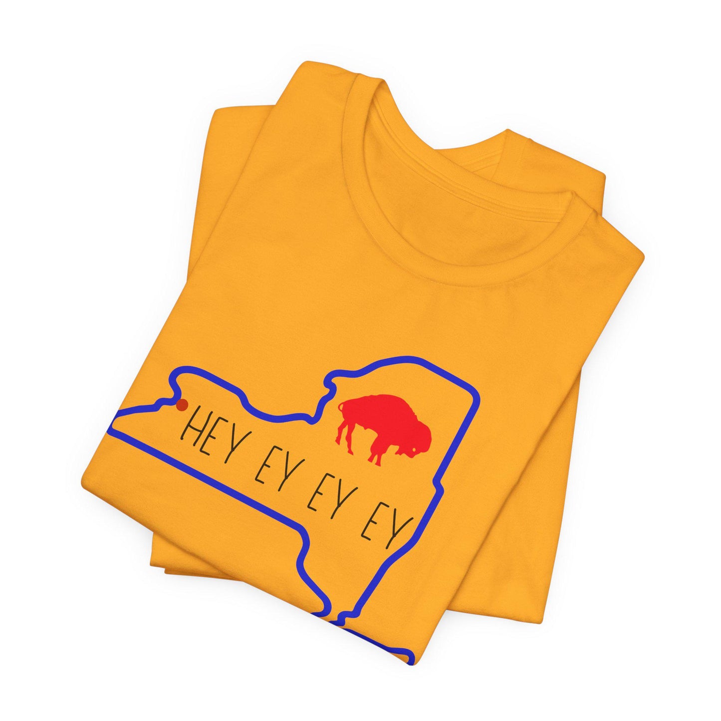 Buffalo Short Sleeve Tee, Fun Buffalo Fan Shirt, Game Day T-Shirt, Sports Apparel, Unisex Sports Tee, Perfect Gift for Football Fans