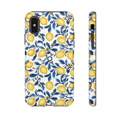 Lemon Floral Phone Case: Vibrant, Durable, Shock-Absorbing