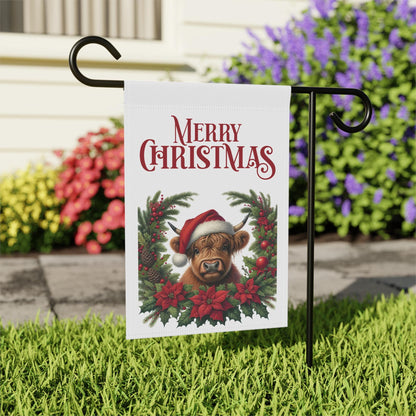Festive Christmas Garden Flag: Double-Sided Holiday Decor