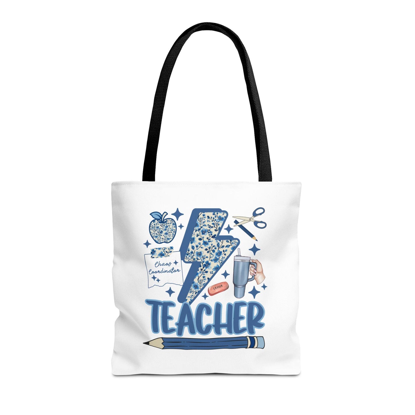 Teacher Appreciation Tote Bag, Cute Teacher Gift, Back to School Bag, Inspirational Tote, Educational Supplies Carrier