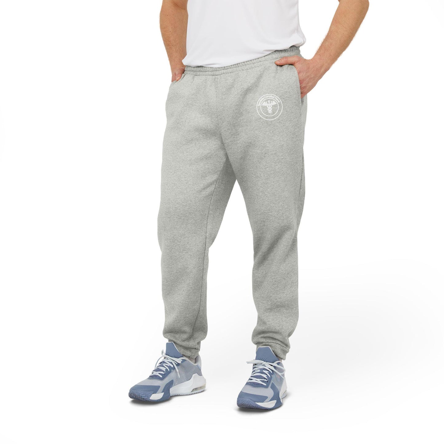 Cozy Unisex Fleece Joggers for Specialty Certified Nurses & Active Living, Adidas Sweatpants, Sportswear, Athleisure, Gift for Him/Her