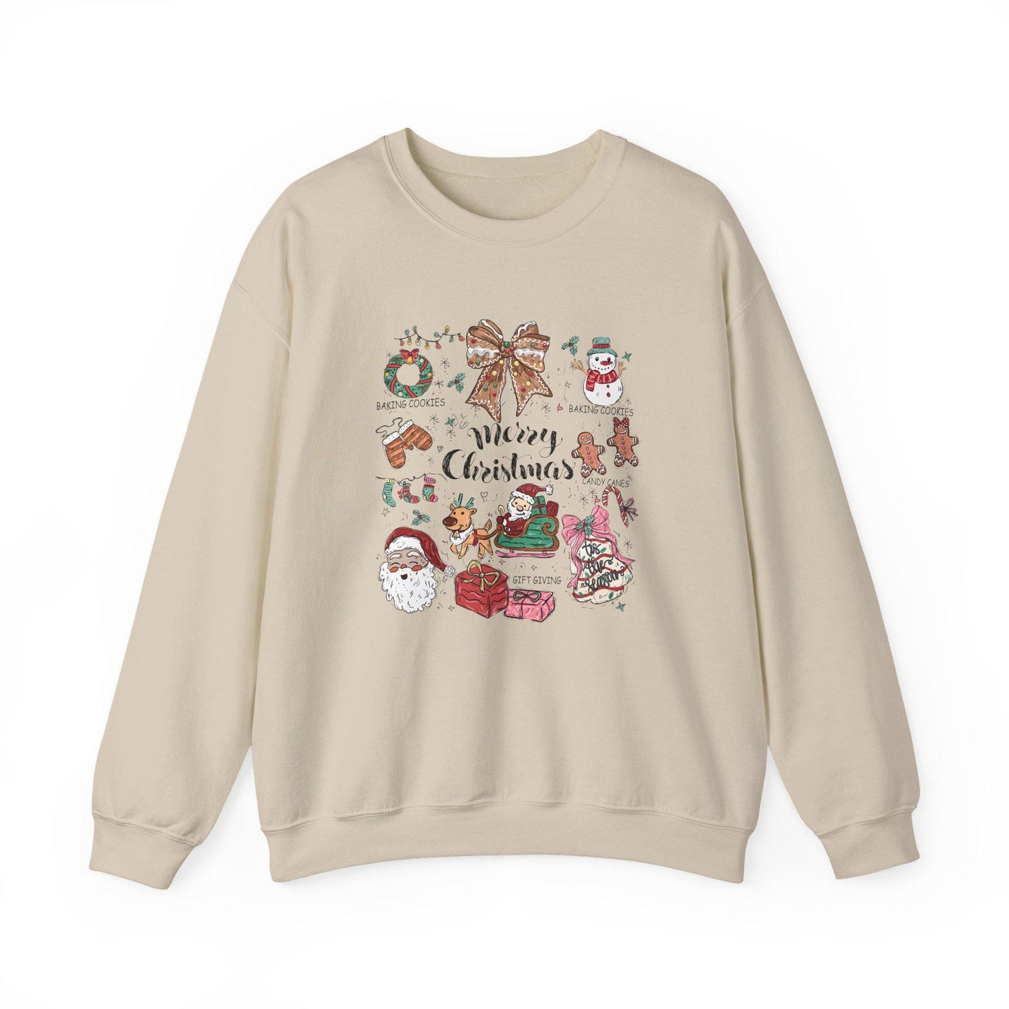 Cozy Christmas Sweatshirt, Unisex Heavy Blend Crewneck, Holiday Gift, Festive Apparel, Winter Fashion, Christmas Celebration