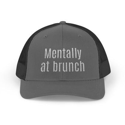 Brunch Vibes Snapback Cap, Red Cap for Casual Style, Gift for Foodies, Summer Accessory, Weekend Brunch Wear