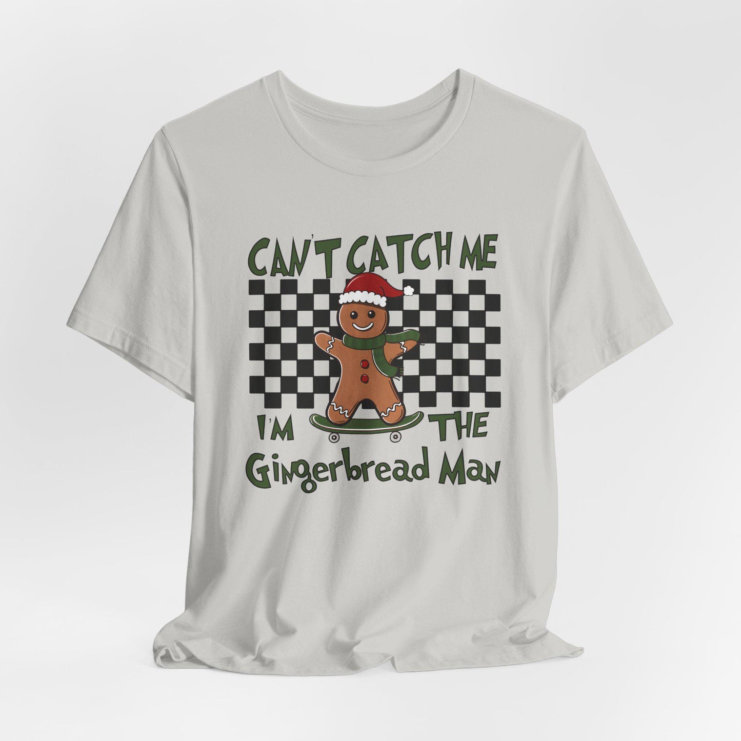 Gingerbread Man Holiday Tee - Fun Christmas Shirt, Gift for Bakers, Family Pajama Party Outfit, Unique Winter Apparel, Cute Gingerbread Gift