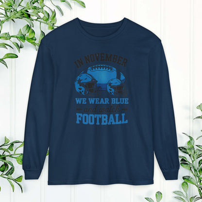 Diabetes Awareness Long Sleeve Shirt, Tackle Diabetes Shirt, Sports Team Spirit, Health Campaign Gear, Gift for Supporters, T1D awareness