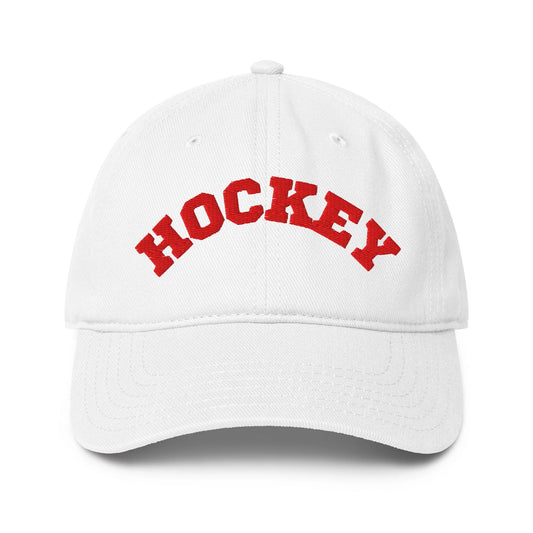HOCKEY hat, Embroidery, Low-profile baseball cap