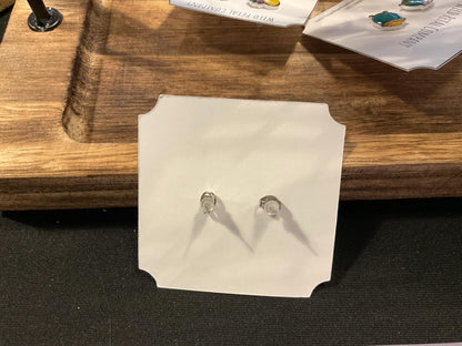 Pizza and chicken wing earrings. Quirky earrings