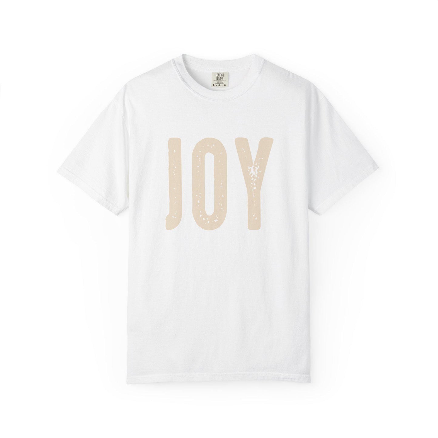 Joyful Unisex Garment-Dyed T-Shirt, Positive Vibes Tee, Casual Everyday Style, Gift for Happiness, Summer Essential
