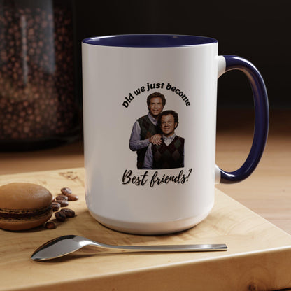 Best Friends Coffee Mug - Accent Mug for Friendship, Birthday Gift, Home Decor, Funny Coffee Cup, Celebrate Friendship