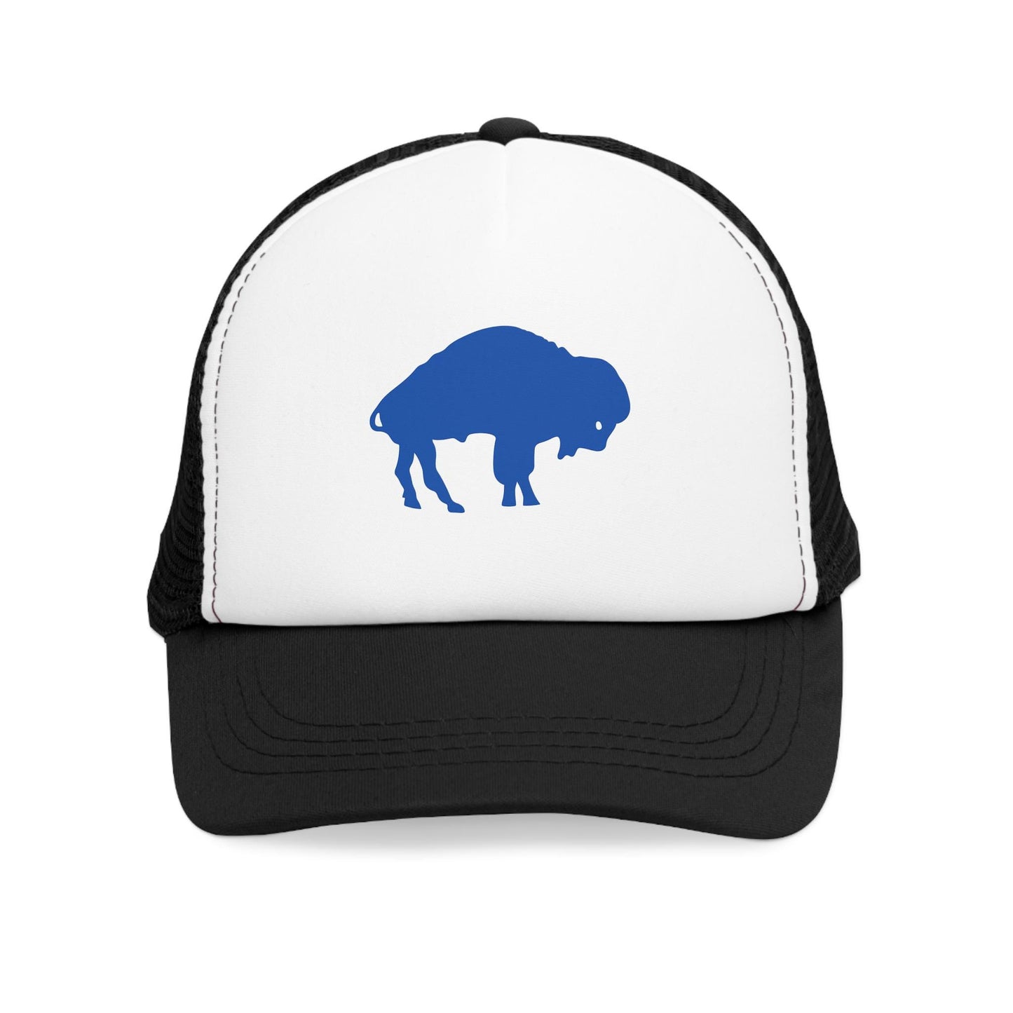 Buffalo Graphic Mesh Cap  Cool Outdoor Hat for Summer Adventures, Festival, Camping, Unique Gifts