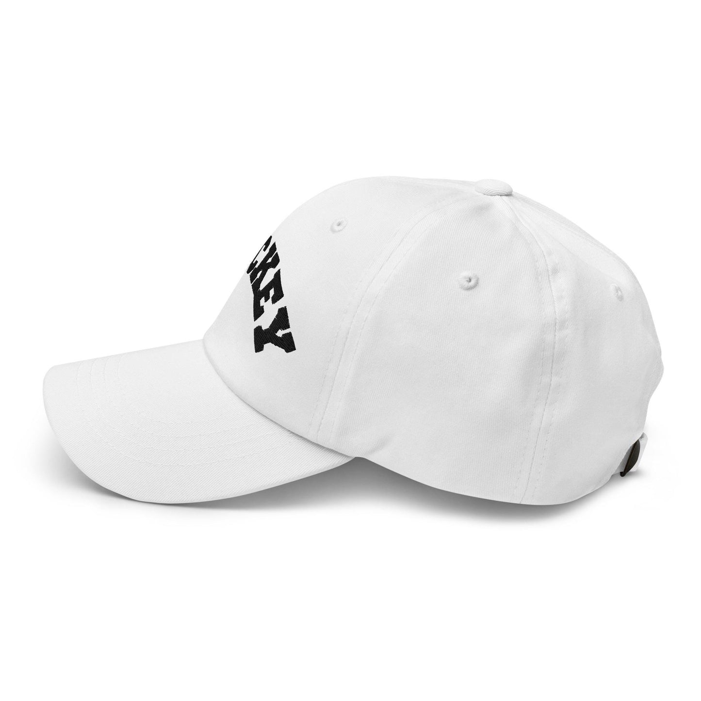 embroidered HOCKEY hat, mom hat, Dad hat