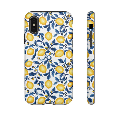 Lemon Floral Phone Case: Vibrant, Durable, Shock-Absorbing