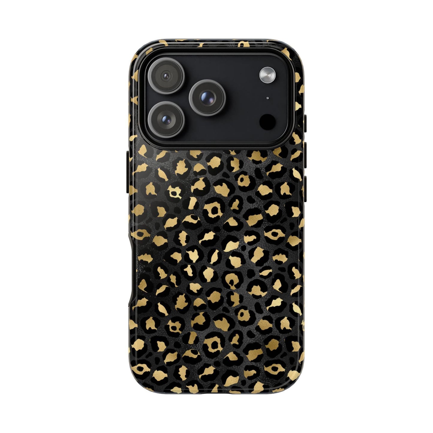 Leopard Print Tough Phone Case: Stylish Animal Print Cover