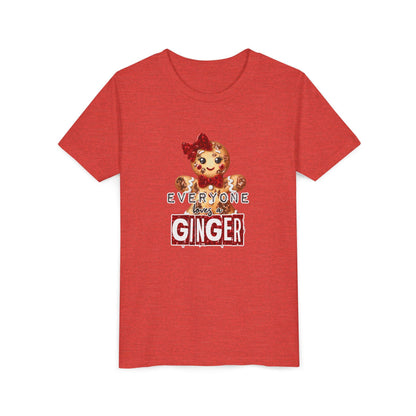 Gingerbread Themed Youth Tee - Fun Holiday Shirt for Kids, Christmas Gift, Festive Apparel, Kids Christmas Tee, Holiday Party Wear