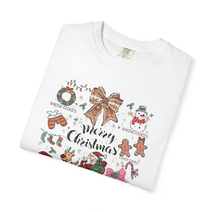 Merry Christmas T-shirt, Holiday Tee, Festive Apparel, Unisex Gift, Christmas Party Wear, Cozy Casual Style