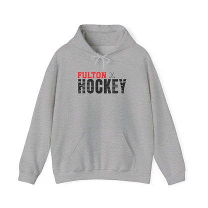 FULTON Hockey Unisex Hoodie | Comfortable Sports Sweatshirt | Gift for Hockey Fans, Team Spirit, Casual Wear