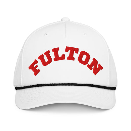 Puff embroidery, FULTON, Classic rope cap