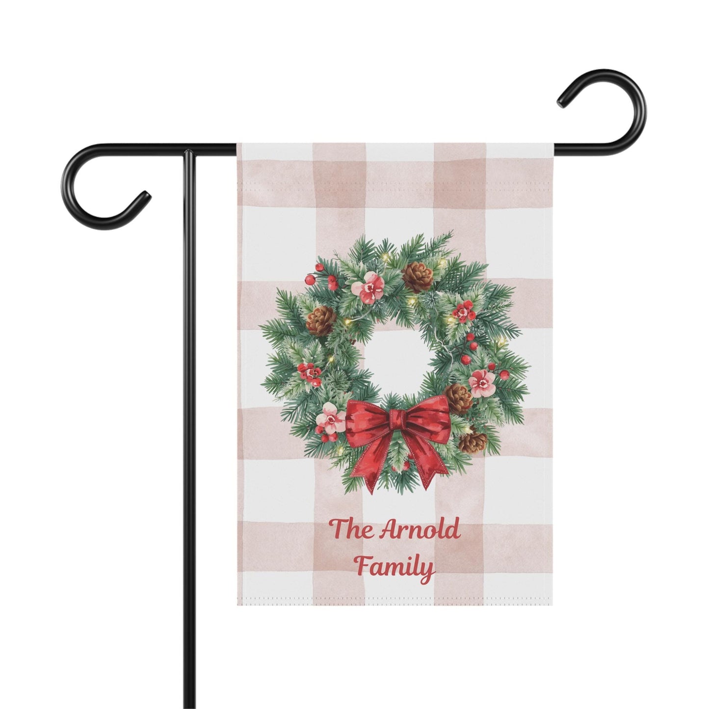 Personalized Garden Flag: Custom Family Banner, Holiday Decor, Seasonal Architecture, Outdoor Decoration, Housewarming Gift