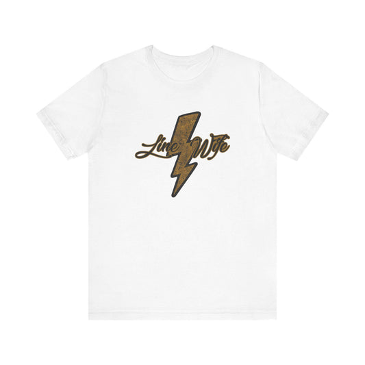 Lightning Wife Unisex Tee | Fun Couples Gift, Graphic Tee, Casual Wear, Unique Anniversary Present, Everyday Style