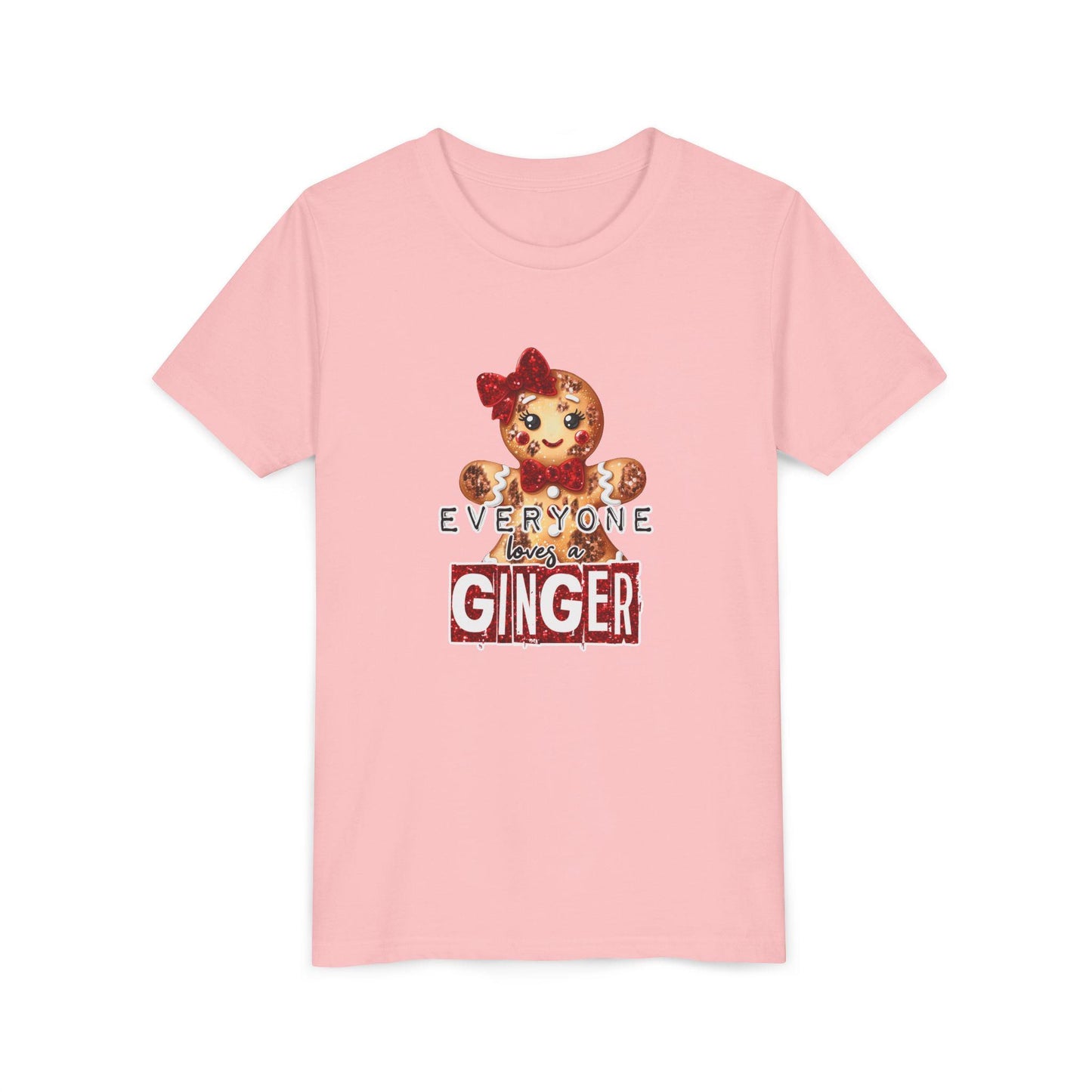 Gingerbread Themed Youth Tee - Fun Holiday Shirt for Kids, Christmas Gift, Festive Apparel, Kids Christmas Tee, Holiday Party Wear