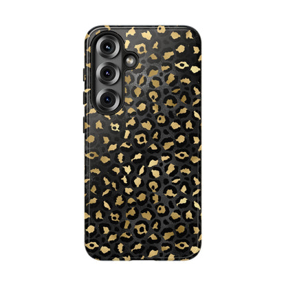 Leopard Print Tough Phone Case: Stylish Animal Print Cover