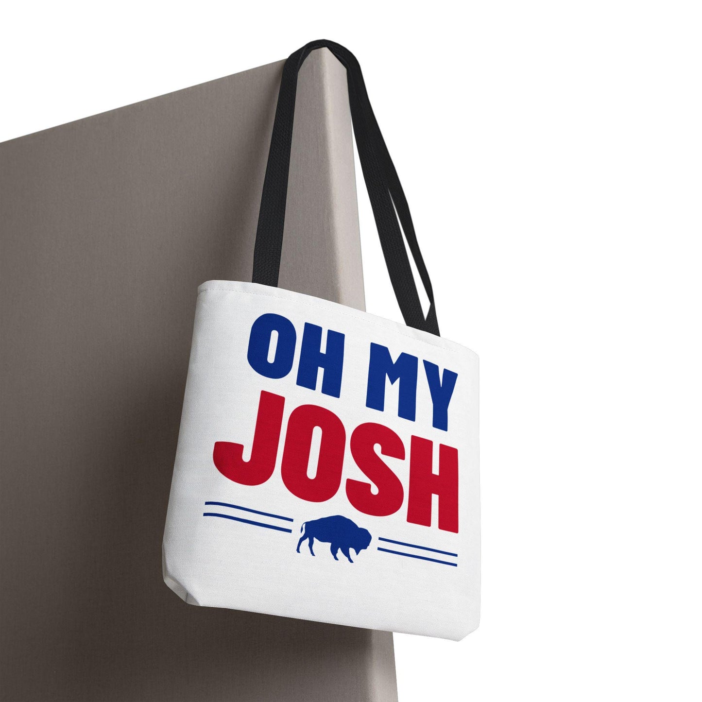 Oh My Josh tote bag | Patriotic buffalo graphic