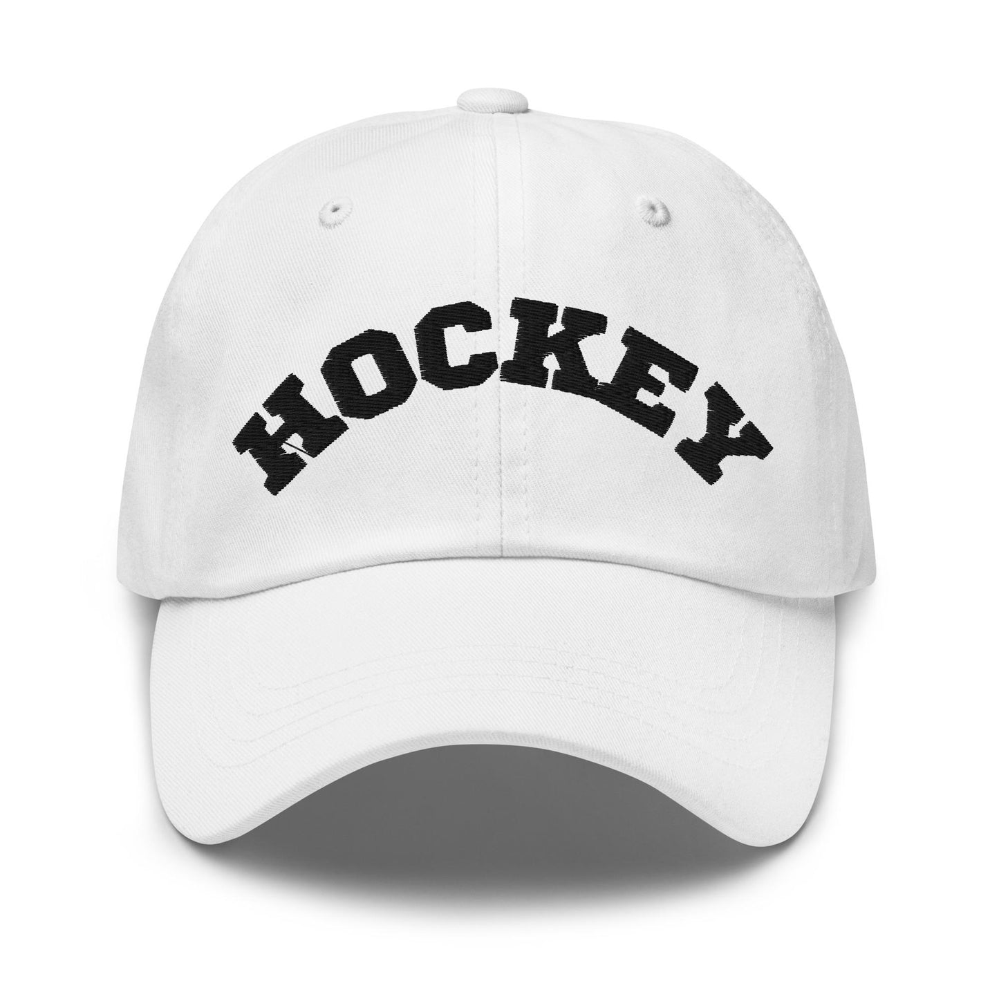 embroidered HOCKEY hat, mom hat, Dad hat