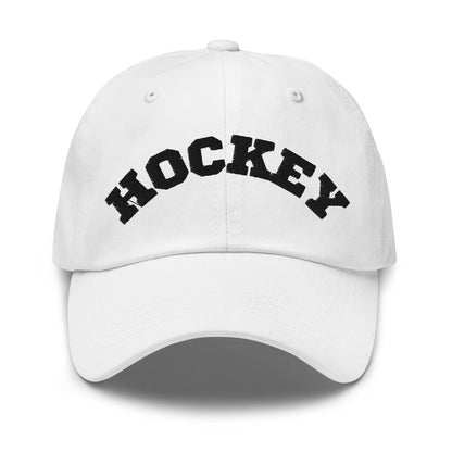 embroidered HOCKEY hat, mom hat, Dad hat