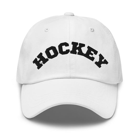 embroidered HOCKEY hat, mom hat, Dad hat
