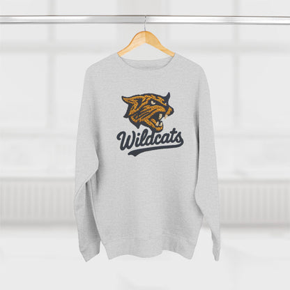 Wildcats Crewneck Sweatshirt, Faux Yarn, Cozy Sweatshirt, Casual Graphic Sweater, Team Apparel, Gift for Sports Fans