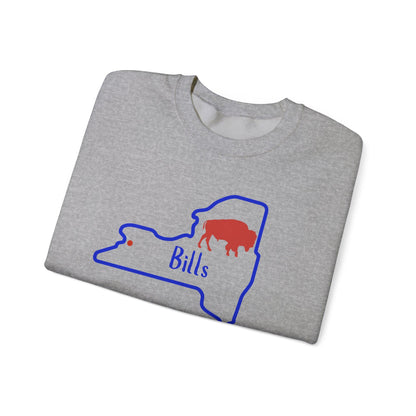Bills NY Crewneck Sweatshirt, Cozy Gift for State Pride, Comfortable Unisex Apparel, Perfect for Fall and Winter, Great for [...]