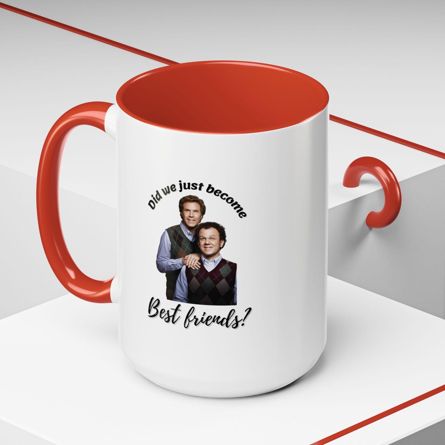 Best Friends Coffee Mug - Accent Mug for Friendship, Birthday Gift, Home Decor, Funny Coffee Cup, Celebrate Friendship