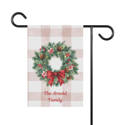 Personalized Garden Flag: Custom Family Banner, Holiday Decor, Seasonal Architecture, Outdoor Decoration, Housewarming Gift