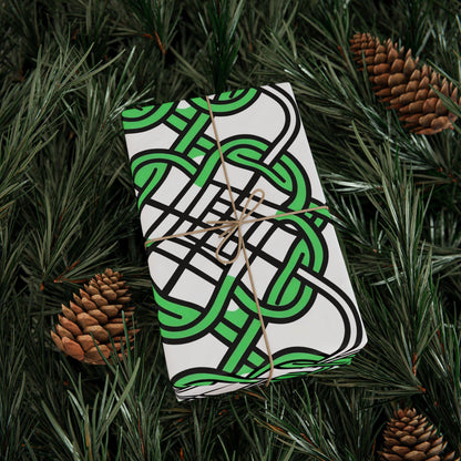 Festive Gaelic Wrapping Papers for Holidays, Gift Wrapping, Eco-Friendly Gift Wrap, Unique Patterns, Birthday Decor, Party Supplies