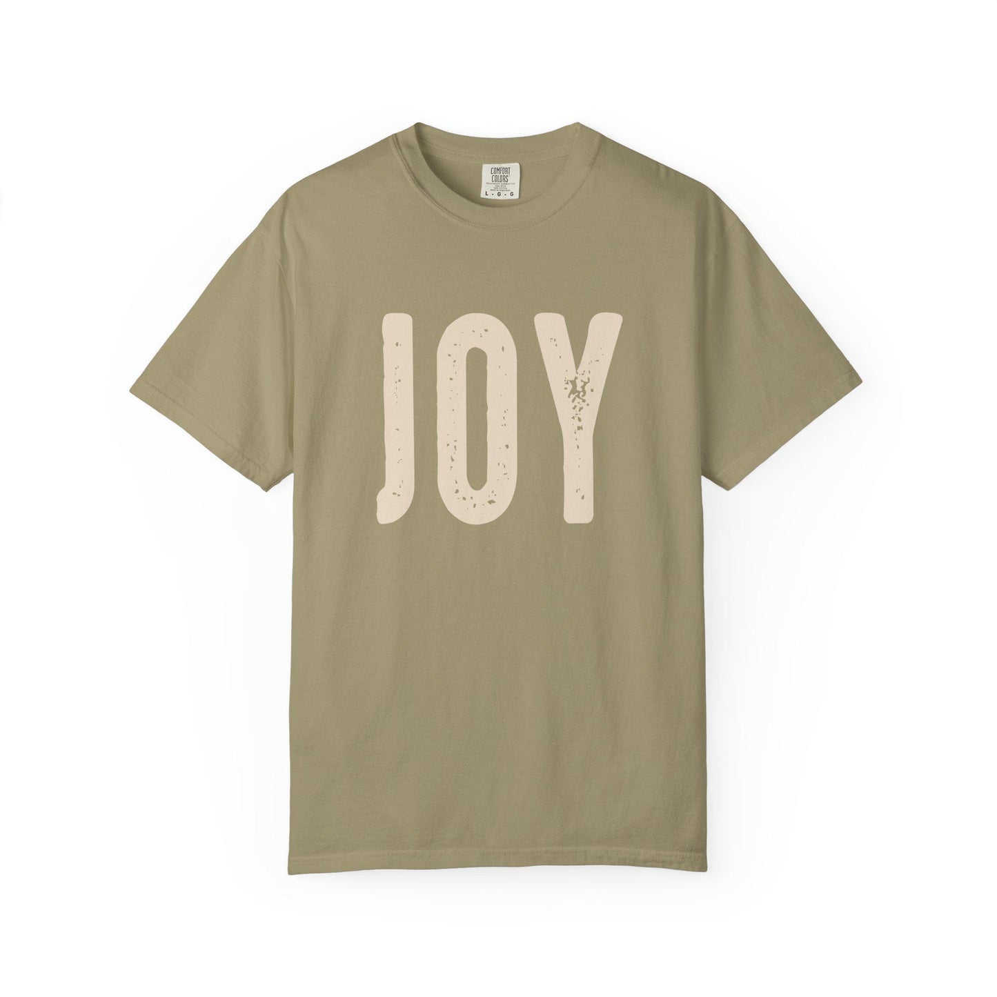 Joyful Unisex Garment-Dyed T-Shirt, Positive Vibes Tee, Casual Everyday Style, Gift for Happiness, Summer Essential