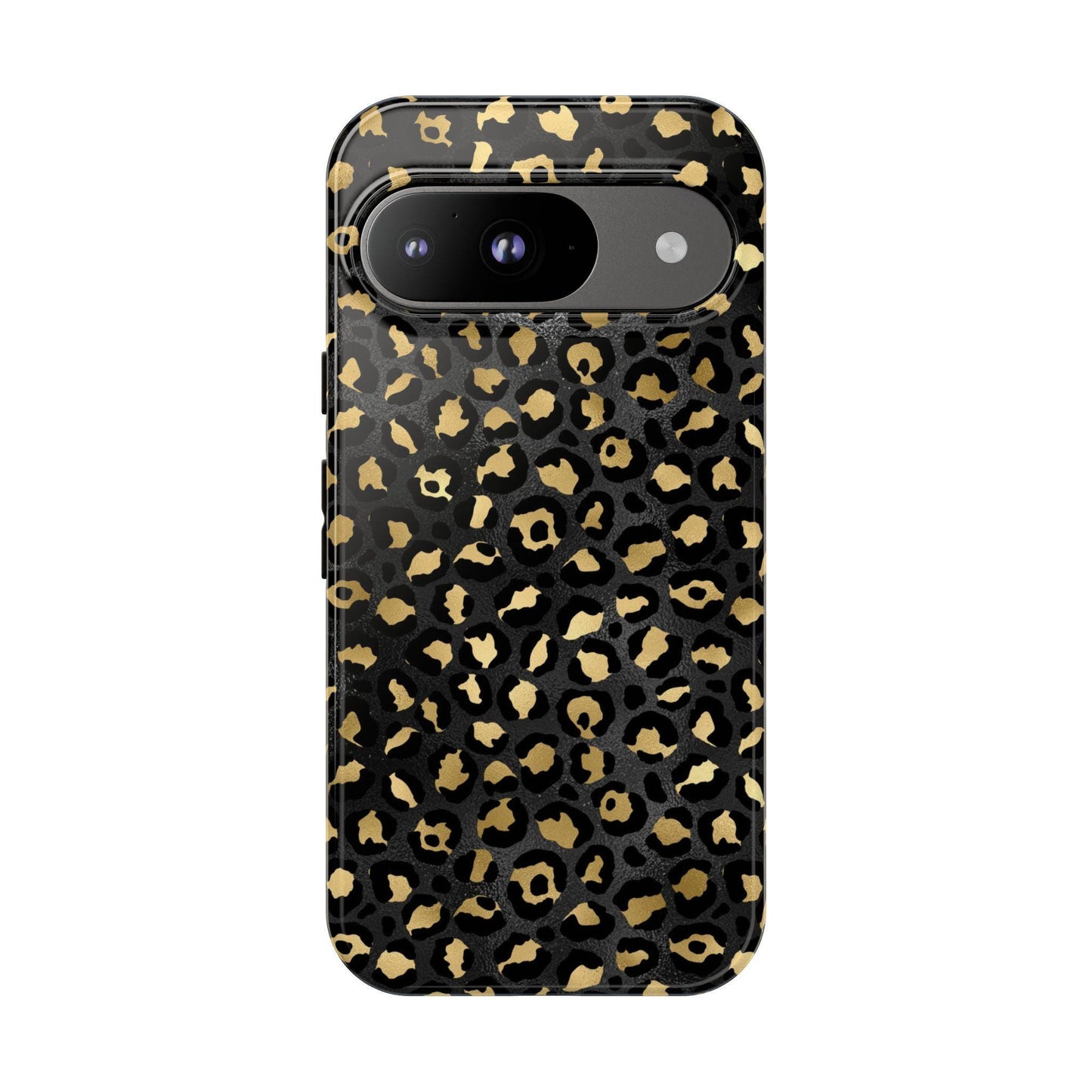 Leopard Print Tough Phone Case: Stylish Animal Print Cover