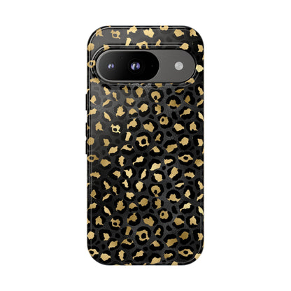 Leopard Print Tough Phone Case: Stylish Animal Print Cover
