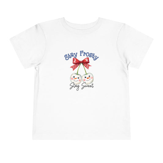 Toddler Holiday Tee - Stay Froggy Stay Sweet - Cute Christmas T-Shirt, Kids Seasonal Gift, Winter Party Wear, Toddler Christmas [...]