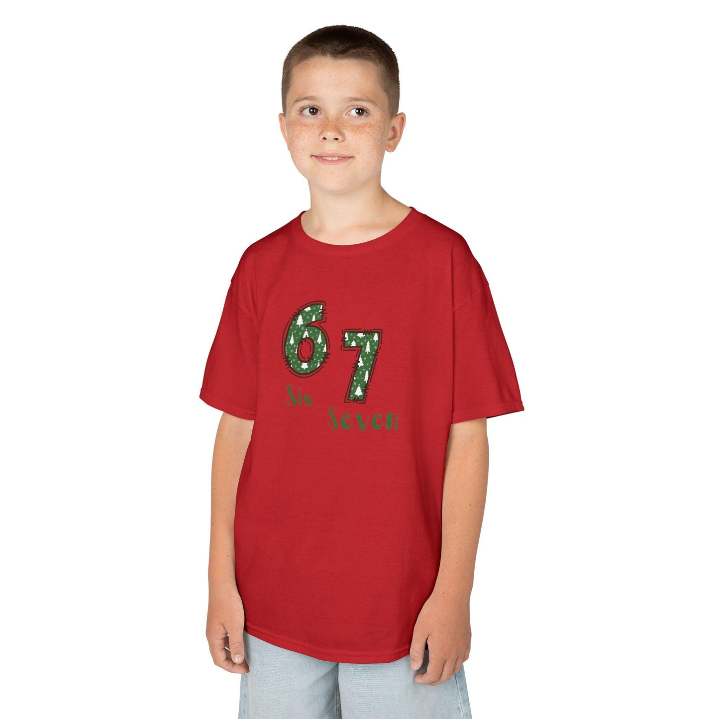 Six Seven  6 7     67 Tshirt, Christmas gift shirt for kids.