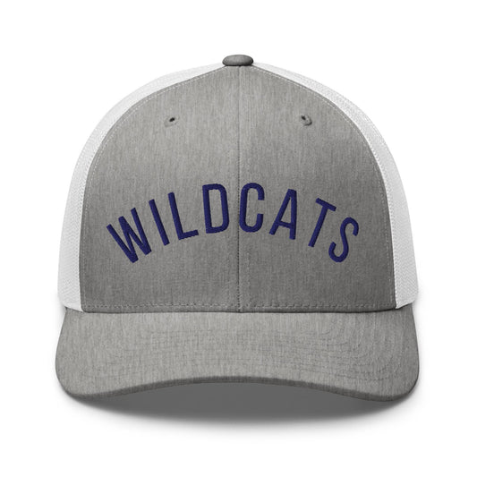 Puff embroidery, Trucker Cap, WILDCATS