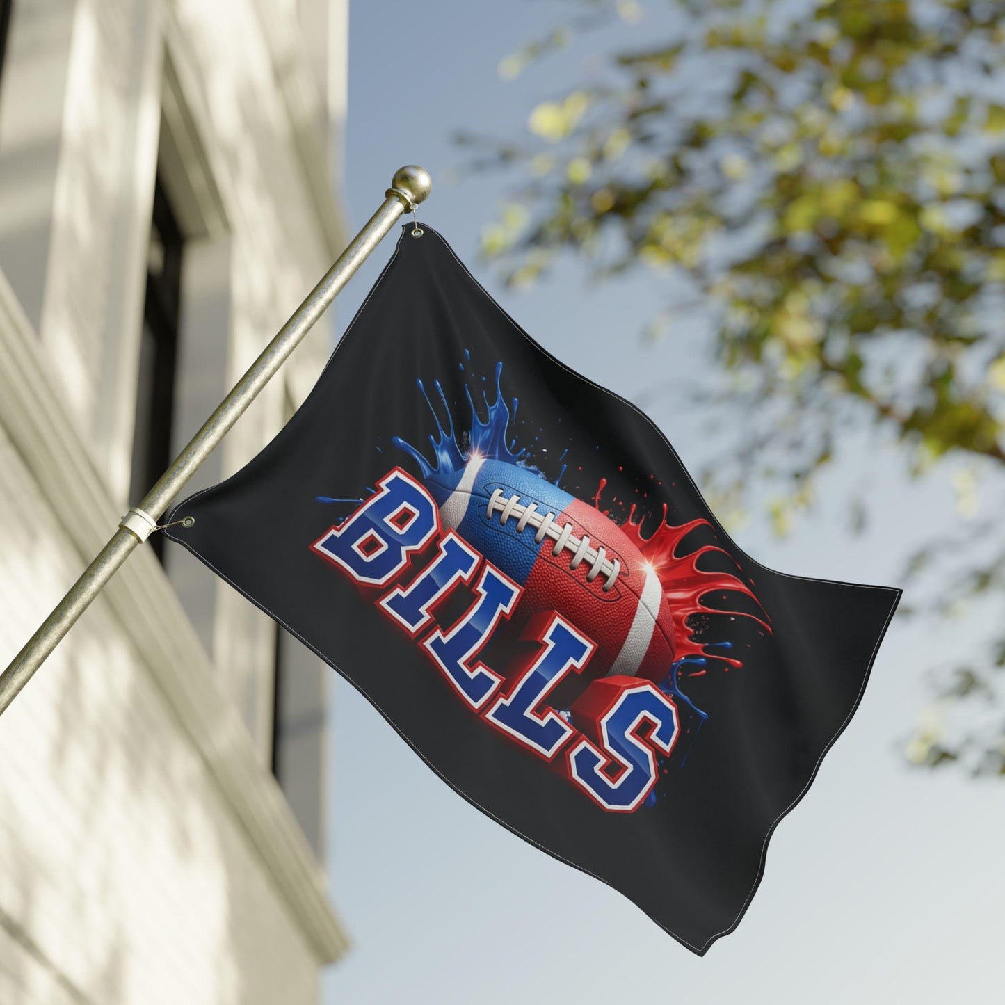 Bills Team Double-Sided Flag: Game Day Sports Decor