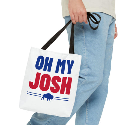 Oh My Josh tote bag | Patriotic buffalo graphic