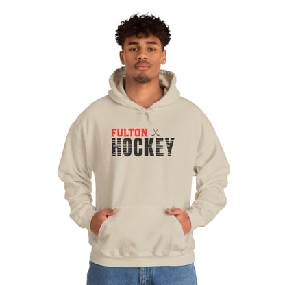 FULTON Hockey Unisex Hoodie | Comfortable Sports Sweatshirt | Gift for Hockey Fans, Team Spirit, Casual Wear