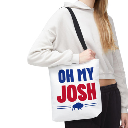 Oh My Josh tote bag | Patriotic buffalo graphic