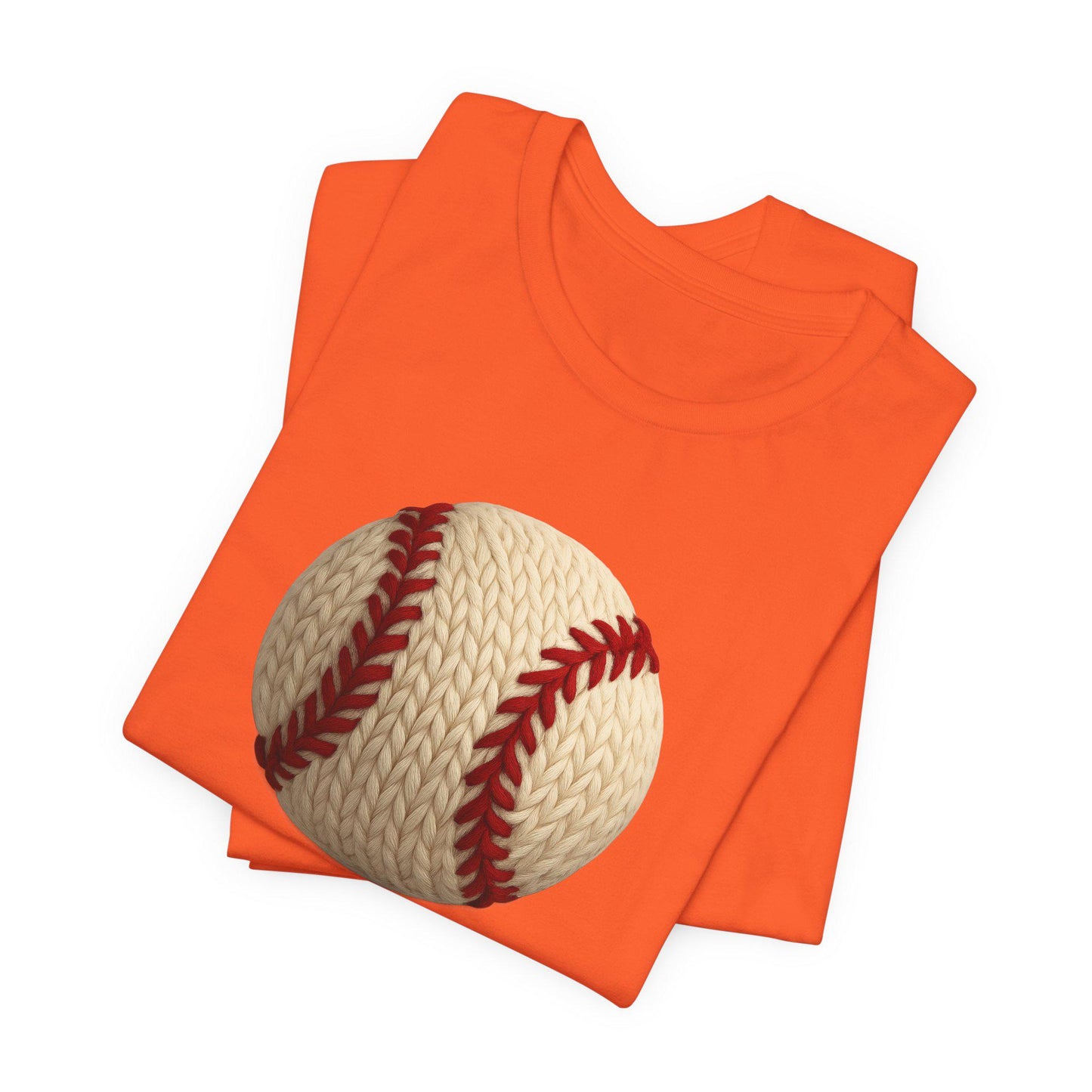 Baseball Lover's Tee, Faux Yarn, Perfect for Game Days, Sports Events, Gift for Athletes, Casual Wear, Summer Outing